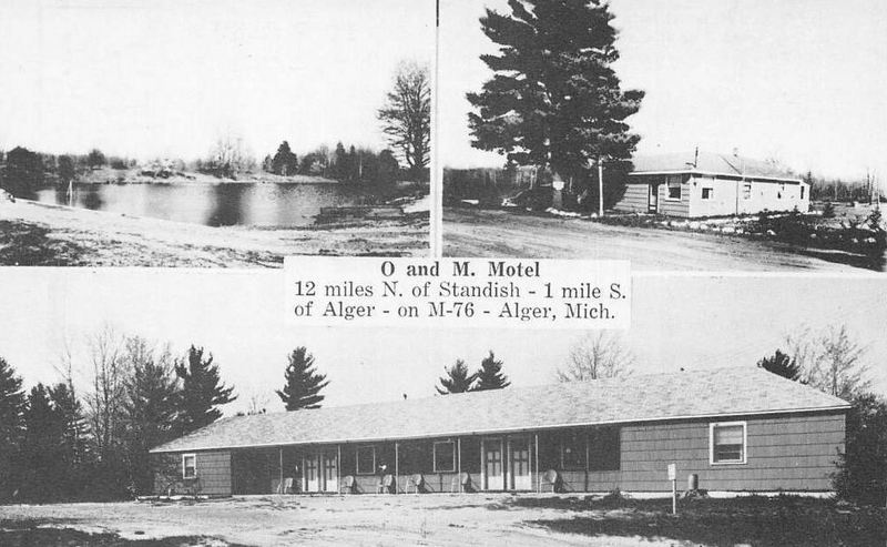 O and M Motel - Vintage Postcard (newer photo)